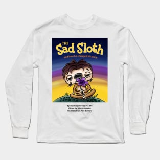 The Sad Sloth - Flower Long Sleeve T-Shirt